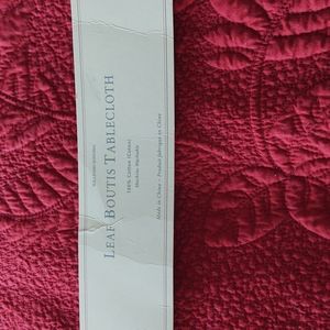 Williams Sonoma Quilted tablecloth